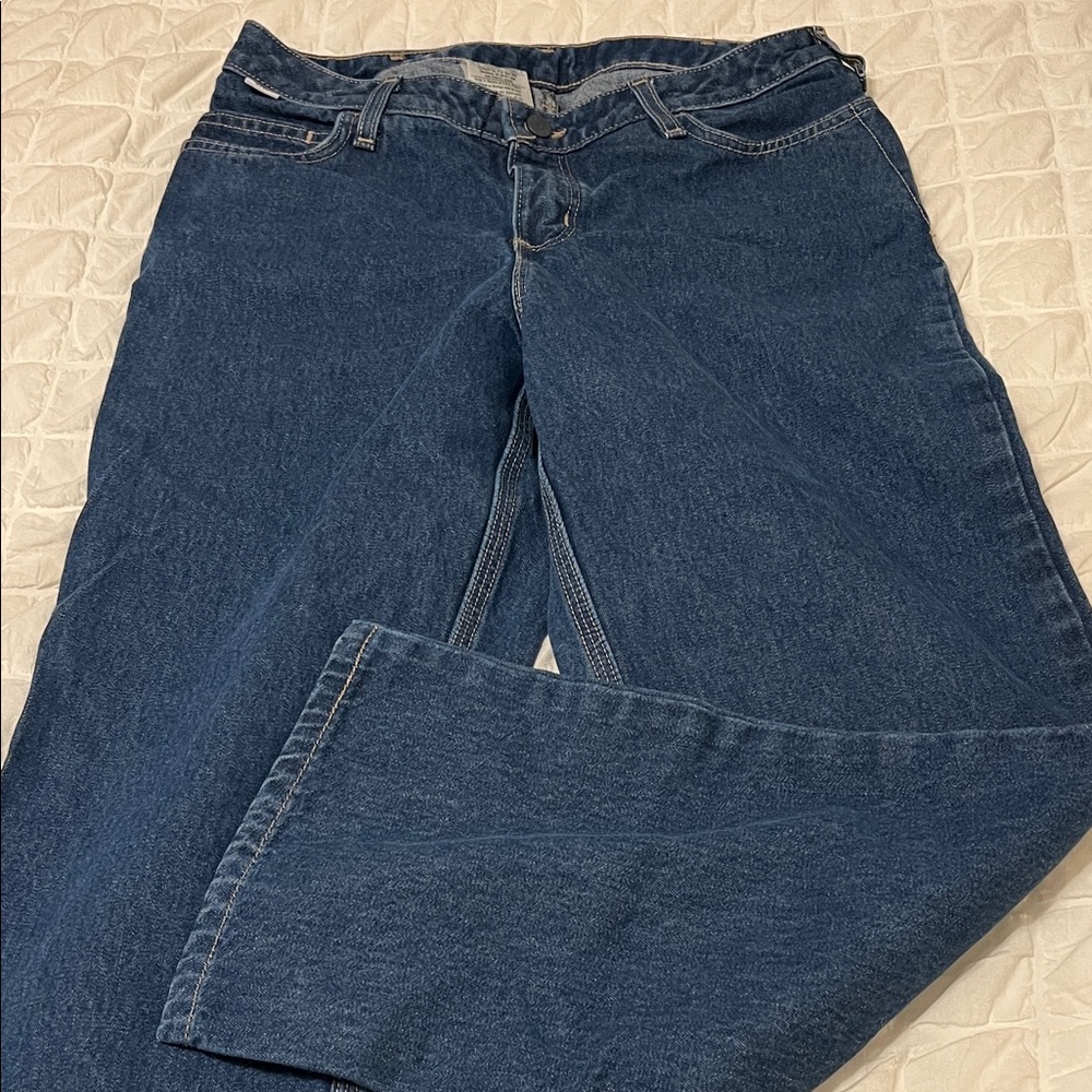 Carhartt Women’s  Blue Denim Work Jeans